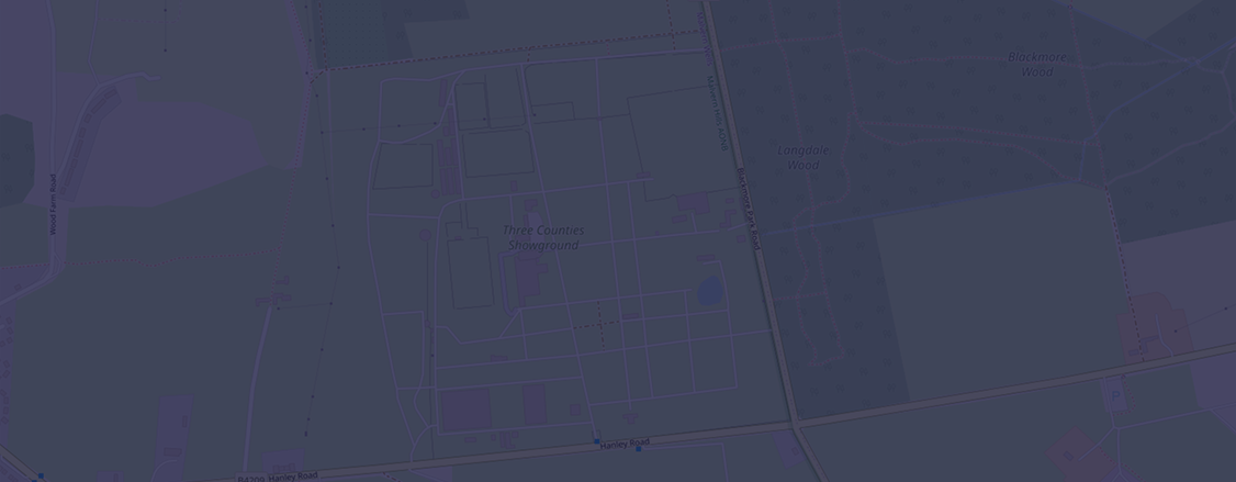 Map of Three Counties Showground